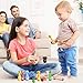 aGreatLife Mini Bowling Game Set for Kids - 10 Wooden Pins - 4 x 1.3 Inches and 3 Bowling Balls - 1.6 inches in Diameter - Best Desk Toys, Table Games for 3, 4, 5 Year - Old Boys and Girls Toddlers