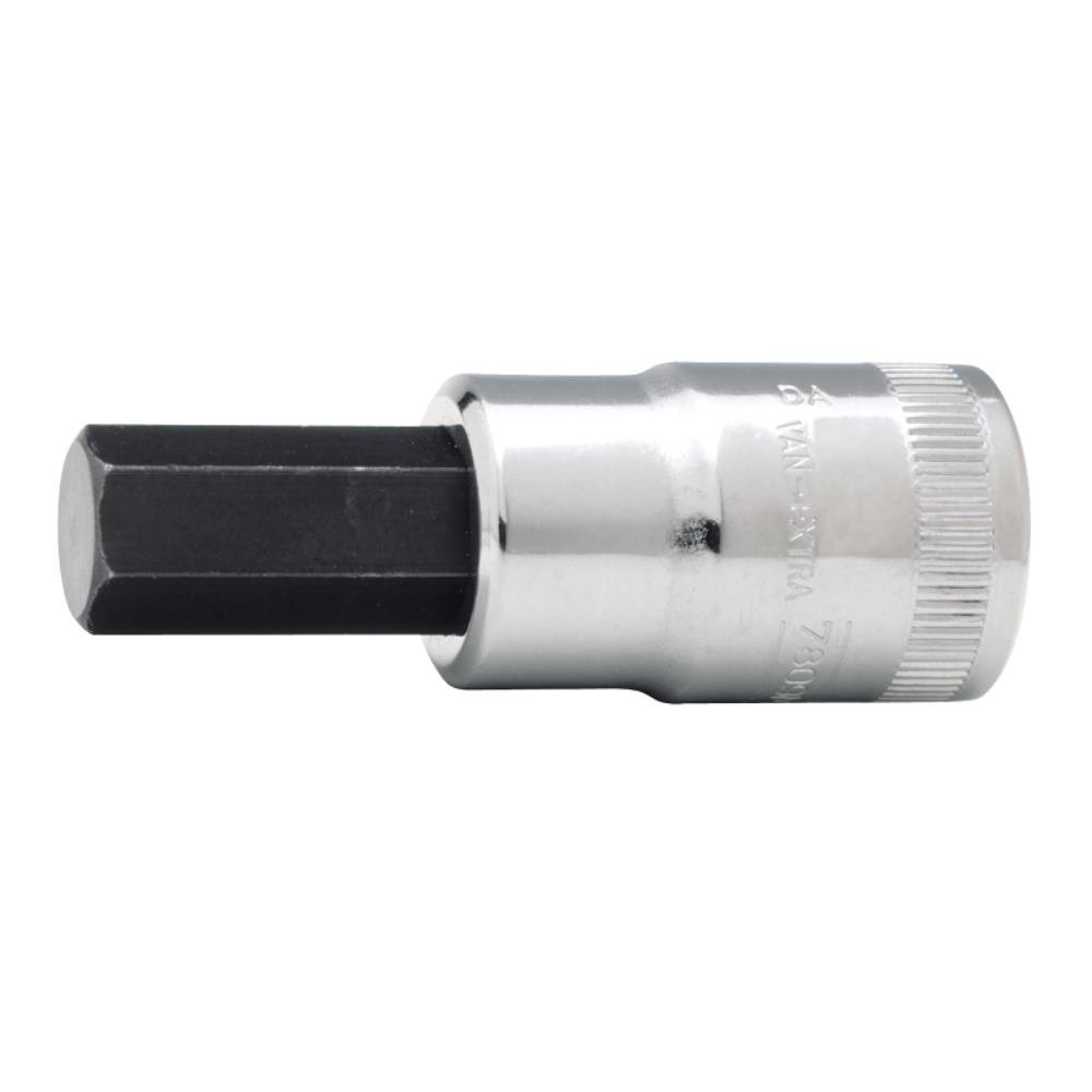 Bahco SB7809M-6 6 Edge Inside Screwdriver Socket, Silver, 6 mm 1/2-Inch