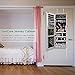 TomCare Jewelry Cabinet Jewelry Armoire Wall Door Mounted Jewelry Organizer Lockable with Frameless Mirror 2 Drawers Jewelry Box Earring Organizer Thickened Hanging Wall Mirror Jewelry Storage