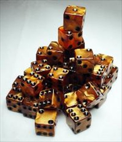 Bronze Olympic Rounded 12mm D6 36ea