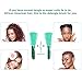 3 Pieces Detangling Brush Set with Edge Brush Double Sided, Hair Detangler for Afro America Textured 3a to 4c Kinky Wavy for Wet/ Dry/ Long Thick Curly Hair (Green, Purple, Black)