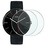 Moto 360 Screen Protector, Wimaha 2 Pack Tempered Glass Screen Protector for Motorola Moto 360 1st Gen Only