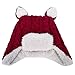 Baby Kids Warm Winter Soft Fleece Hat Knit Hat Hooded Animal Ear Hat and Scarf Beanie Cap For Baby Girls