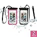 Waterproof Phone Case 2 Pack for Smart phone Device to apple iPhone X, 8, 7, 6 Plus, SE, Samsung S9+ S8 S8+, 6.5