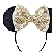DRESHOW Mickey Ears Headbands Sequin Hair Band Accessories for Women Girls Cosplay Party