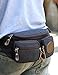 Waist Pack,Mens Canvas Fanny Packs Running Sling Backpack Crossbody Bag