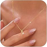 FUNYCHEN 925 Sterling Silver Dainty Chalcedony Tulip Pendant Necklace for Women 14K Gold Plated Cute Lily Flower White Green Cubic Zirconia Leaf Necklaces to Daughter Choker Chain Valentine's Day Gift