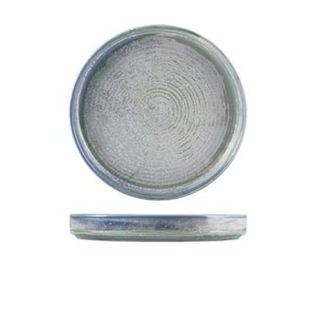 Genware Terra Porcelain Seafoam Presentation Plate, 20.5cm, PR-PSF21, Pack of 6