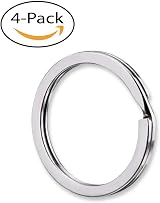 Tectonic 32mm Large Key Rings Heavy Duty 4-Pack Keychain Hoops 1 Year Warranty view 3