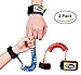 HIG Anti Lost Wrist Link for Child & Babies Toddler Safety, Harnesses & Leashes Walking Hand Belt Straps (4.9ft Orange + 8.2ft Blue)