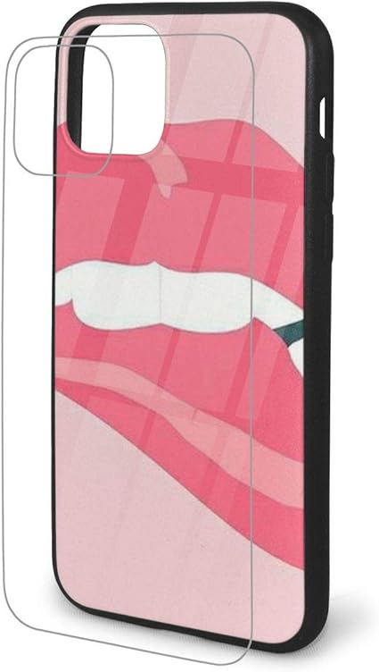 Amazon 女性のセクシーなキス口唇 Iphone 11 Pro ケース クリア 背面強化ガラス Tpuバンパー 高透明 カバー 耐衝撃 全面保護 指紋 黄変防止 黄ばみなし レンズ保護 滑り防止 Qi充電対応 アイフォン 11カバー ハイブリッド 家電 カメラ オンライン通販
