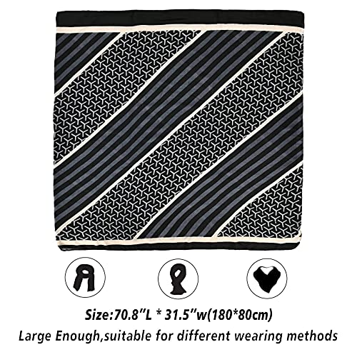 V BANGDOW Invernale Sciarpa Scialle Grande (180x80cm) Moda Stampa Sciarpa Lungo Morbida Calda Scarf Stole elegante Foulard per Autunno e Inverno