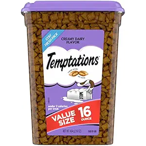 Temptations Creamy Dairy Flavor Treats for Cats, 16-Ounce
