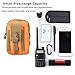 LingAo Tactical Molle Pouch EDC Utility Gadget Belt Waist Bag, Camping Hiking Outdoor Gear Cell Phone Holster Holder for iPhone 6/6S (Orange)