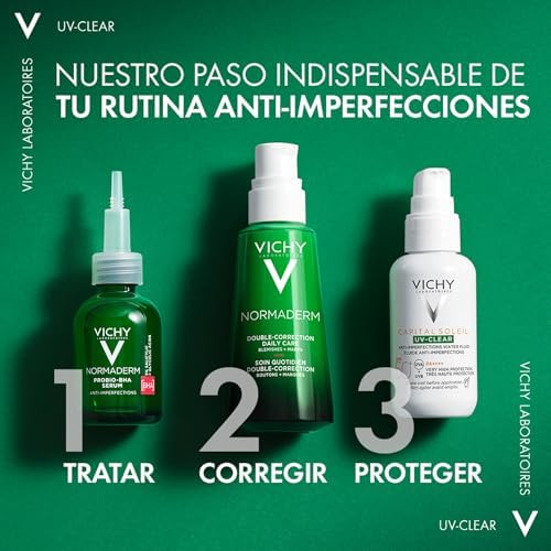 , Capital Soleil UV-Clear, Protección solar anti-imperfecciones, 40 ml