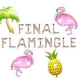 JeVenis Rose Gold Final Flamingle Balloons Flamingo