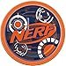 Nerf Birthday Party Supplies Pack for 16 - Lunch and Dessert Plates, Napkins, Table Cover Bundled with Custom Birthday Card By JPMD Party House