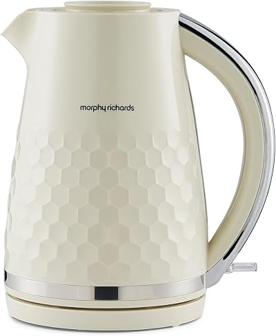 Morphy Richards Hive Kettle 1.5L Easy Fill 3KW Rapid Boil Cream