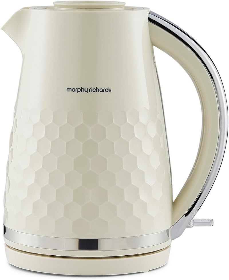 Morphy Richards Hive Kettle 1.5L Easy Fill 3KW Rapid Boil Cream