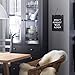 Sweese 3201 Slate Chalkboard Sign - Frameless with Vintage Rope, 12 x 8 Inches