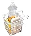 Kitchen Details White, Wire Hooks, Durable, Rust Resistant Double Sponge Holder, Sink Caddy, Basket, Kitchen Organization