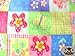 Fleece Printed COLORFUL BUTTERFLY Fabric sold by the yard