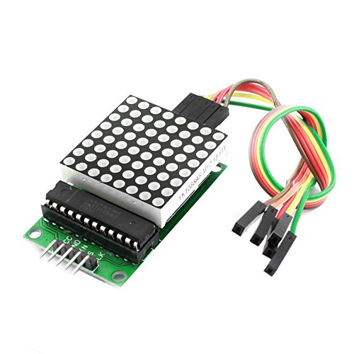 Buy Red Dot Matrix Module - TOOGOO(R) MAX7219 Red Dot Matrix Module MCU ...