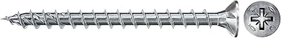 fischer Power-Fast II 4.0 x 40mm Chipboard Screws, Countersunk, Zinc Blue