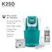 Keurig K250 Coffee Maker, Single Serve K-Cup Pod Coffee Brewer, With Strength Control, Turquoise