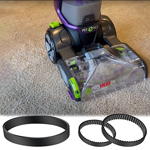 Pack Vacuum Belts Replacement for Bissell ProHeat 2X Revolution