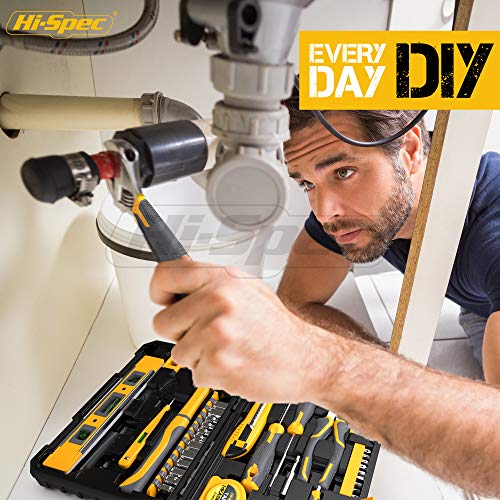 Hi-Spec 57-teiliges Heim & Werkzeug Set. Set für Reparatur & Wartungsarbeiten im Haushalt, Arbeitsplatz & in der… – Bild 5