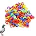 Amrka 100Pcs 8mm Chicken Hen Pigeon Leg Poultry Bird Dove Chicks Duck Parrot Clip Rings Band