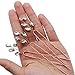 fxmimior Bridal Crystal Hair Pins Wedding Evening Party Hair Accessories Pack of 3 (rose gold)