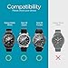 Spigen Tempered Glass Screen Protector [GlasTR Slim] Designed for Galaxy Watch 46mm (2018) / Gear S3 Classic (2016) / Gear S3 Frontier (2016) [9H Hardness/Case-Friendly] - 3 Pack