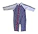 SwimZip Girls' Long-Sleeve UPF 50+ Swimsuit for Baby, Toddler, & Little Girls