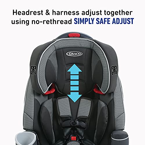 GRACO Nautilus 65 LX 3-in-1 Harness Booster Car Seat, Conley