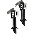 3/4\" Black Button Non-Metallic Push-In Cable Connector