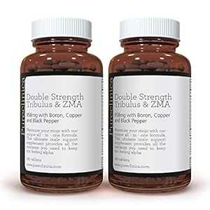 Double-Strength-Tribulus-and-ZMA-958mg--40-Saponins-with-Copper-Boron-Black-Pepper-x-360-Tablets--1-Years-Supply-SKU-TRIBZ3x2 Double Strength Tribulus and ZMA (909mg - 40% Saponins with Copper, Boron & Black Pepper) x 360 Tablets - 1 Year Supply