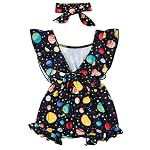 51g8CoFPv7L. SS150 BFUSTYLE-Newborn-Baby-Girl-Floral-Romper-Toddler-Flutter-Bodysuit-OutfitHeadband