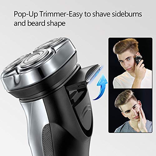 FLYCO Electric Razor Rotary Shaver for Men Cordless Rechargeable