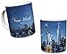 Sweet Gisele | New York City Inspired Mug | Ceramic NYC Coffee Cup | Downtown Manhattan Skyline | One World Trade Center & Statue of Liberty | Hudson River Shot | Great Novelty Gift | 11 Fl. Oz