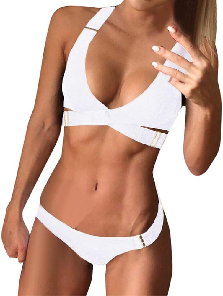 sujetador bikini blanco