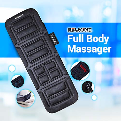 Full Body Massage Mat, 10Motor Vibrating Heading Mat Mattress Heating