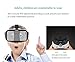 Chenci 3D VR Virtual Reality Glasses For 3D Movies and Games(Focal and Pupil Distance Adjustable Strap for 4.0-6.5 Inches Smartphone for iPhone Samsung Moto LG Nexus HTC Huawei etc. [White]