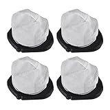 KEEPOW 4 Pack Dust Cup Filters for Shark Cordless Hand Vac SV780 SV75Z, Replacement Part# XF769, XSB726N