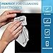 Garnetics Microfiber Cleaning Cloth (12 PACK) - to clean Glasses, Lens, Cell Phone, Tablet, Laptop, TV, LED, LCD screens - Premium Lintfree fiber - Computer Screen and Eyeglass cleaner