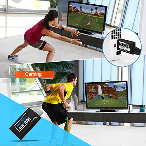 image for Portholic Wii To Hdmi Converter 1080p With 5ft High Speed Hdmi Cable W