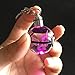 S-SO K9 Crystal 3D Eevee pokemon ball Night LED light keychain ring