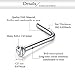 Incaton Nose Ring, 13PCS 316L Surgical Stainless Steel Body Jewelry Piercing Nose Hoop Ring and L Shaped Ring