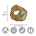 elope Harry Potter House Crest Hufflepuff Infinity Scarf - Gold